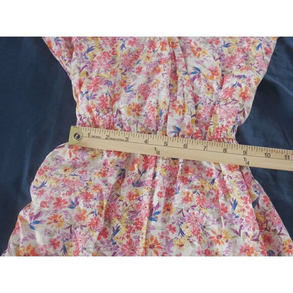 Bebop Juniors' Printed Surplice Romper Size XXS - Picture 3 of 6